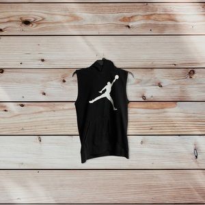 jordan sleeveless hoodie, kids size!